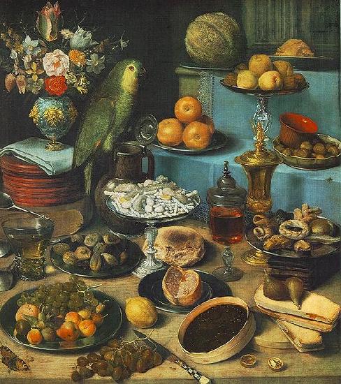 Georg Flegel Still life with Parrot